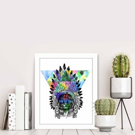 Wallity Cuadro Decorativo Enmarcado BCT-022 Multicolor